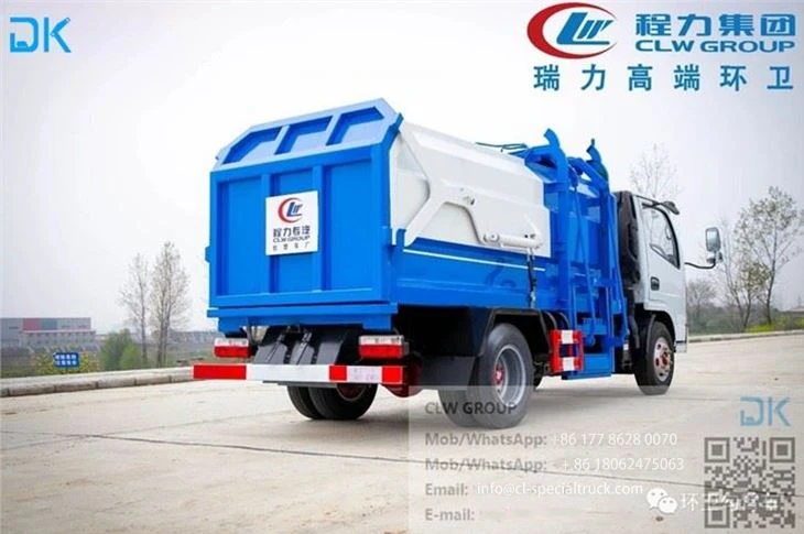 5m³ Side-mounted Garbage Compactor Truck